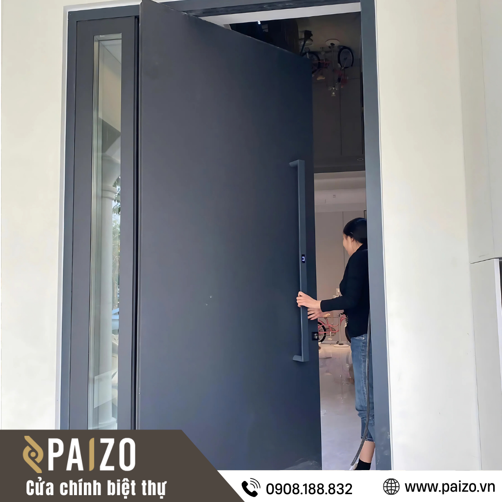 Cửa chính biệt thự (5) cửa chính pivot trục xoay