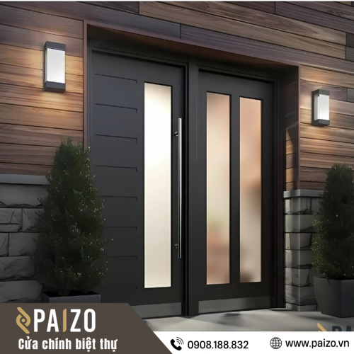 Cửa chính bản lề ẩn - P9311