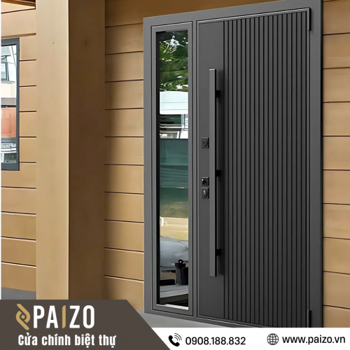 Cửa chính bản lề ẩn - P9303