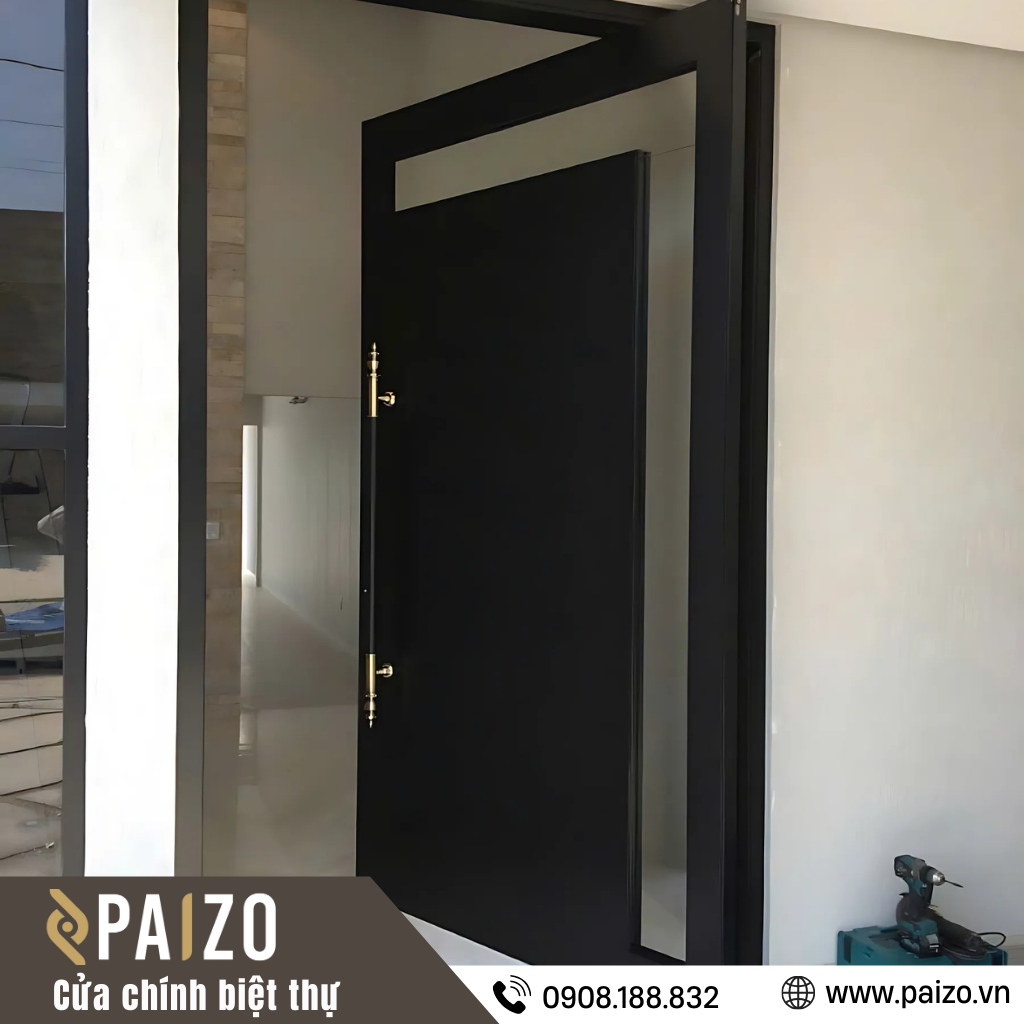 Cửa chính biệt thự (8) cửa chính pivot trục xoay