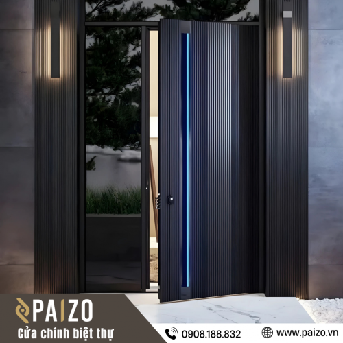 Cửa chính bản lề ẩn - P9304