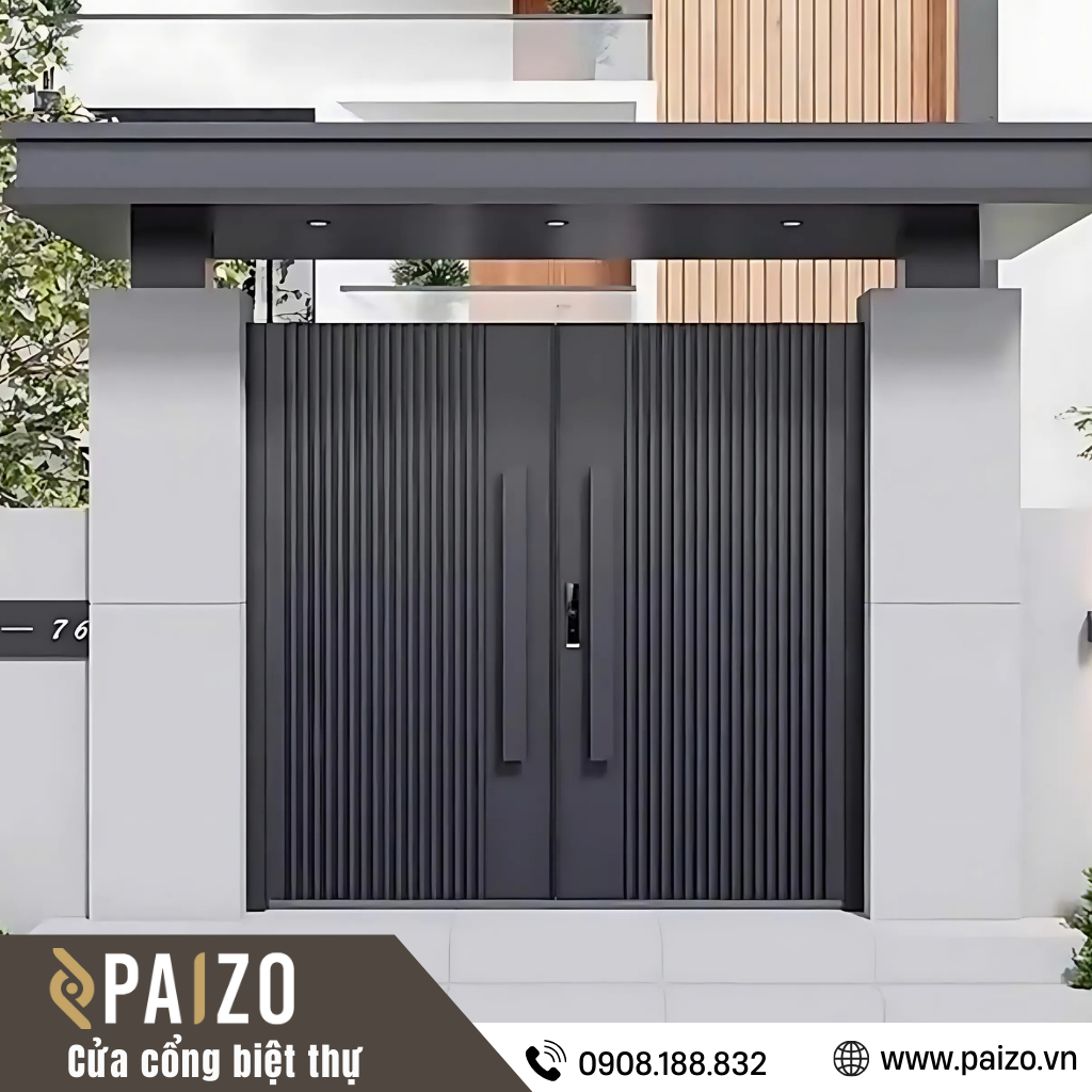 Cửa cổng biệt thự (10) Cửa cổng biệt thự