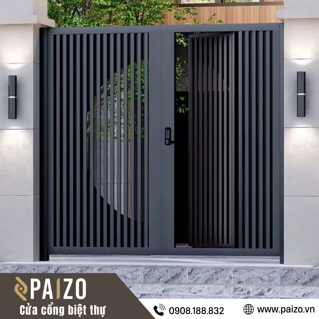 Cửa cổng biệt thự (7) Cửa cổng biệt thự