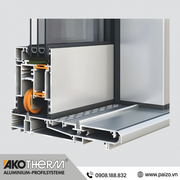 Cửa đi trượt nâng Akotherm A120