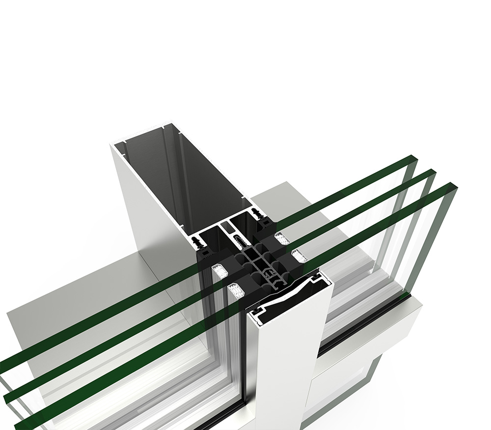 Profile hệ vách dựng Cortizo TP62 (!) Hệ vách dựng Cortizo TP62