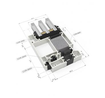 cửa đi mở quay Cortizo Millennium Plus 80 (1) Profile