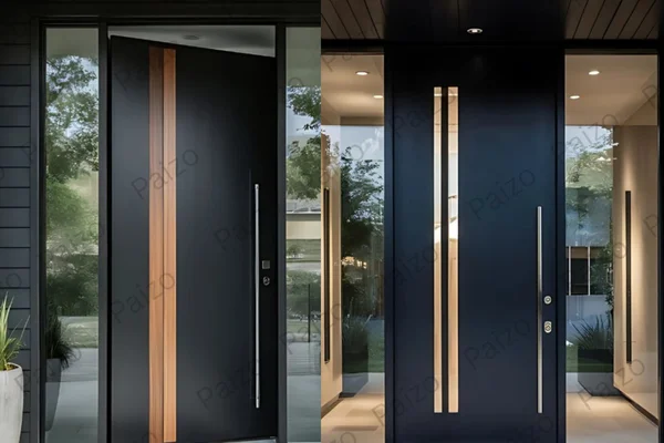 Kích thước tiêu chuẩn cửa chính 2 cánh nhà ống 5m